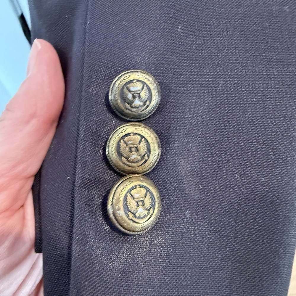 Jos A Bank Traveler Mens 48R 98% Wool Blend Suit Navy W/Pant 42X26.5 Cuffed - Picture 5 of 14